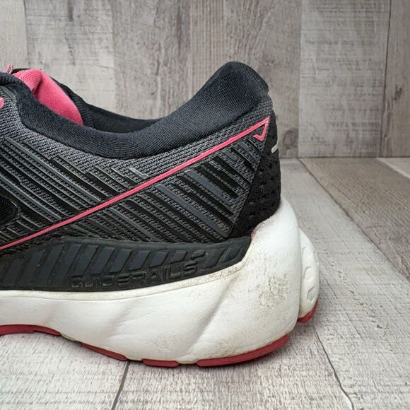 Brooks Adrenaline GTS 19 Women's Size 8 Running Shoes Athletic Sneakers Black - Picture 12 of 16